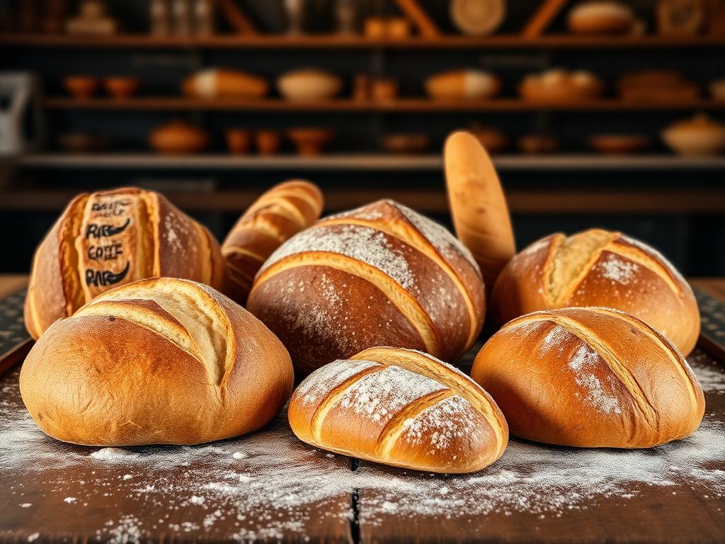 Página del recetario con panadería casera