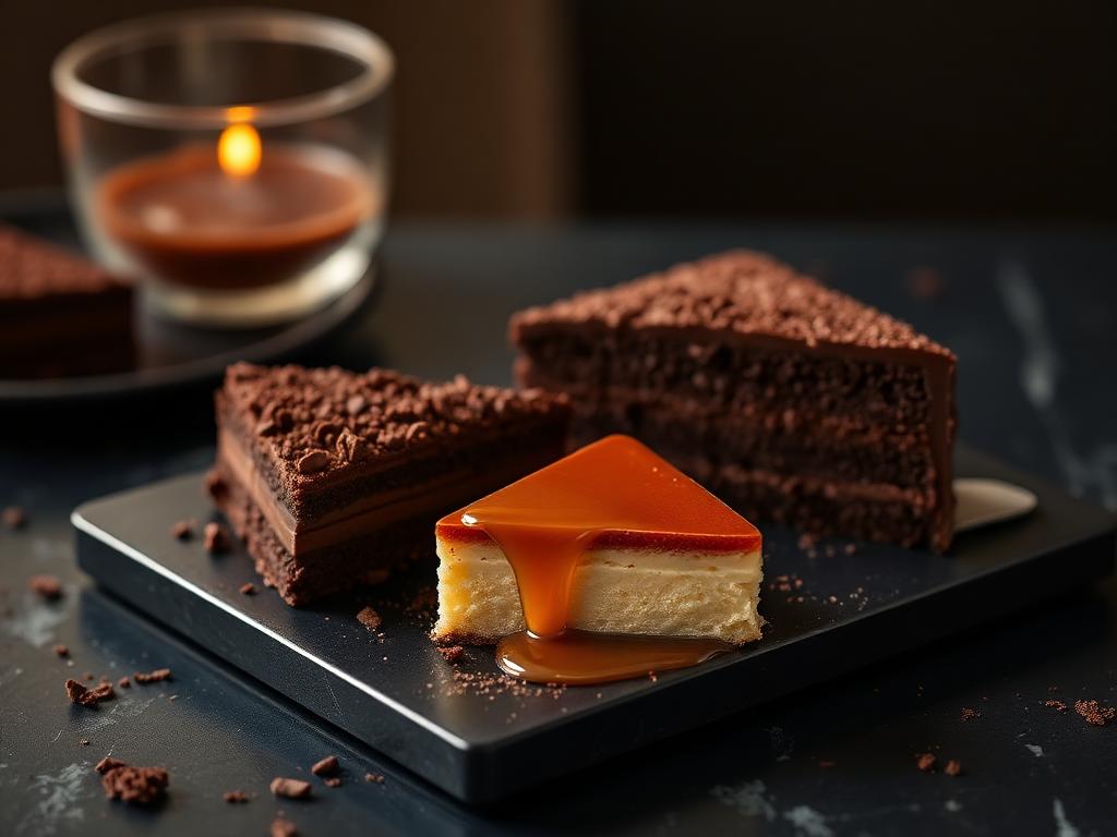 Página del recetario con postres